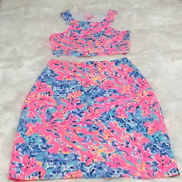 Lilly Pulitzer Dresses & Skirts - Lilly Pulitzer Skirt Set Size XXS